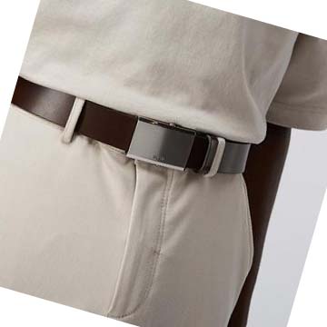 Women's Ecco Italian Adjust Belts Brown | USA 405BEX